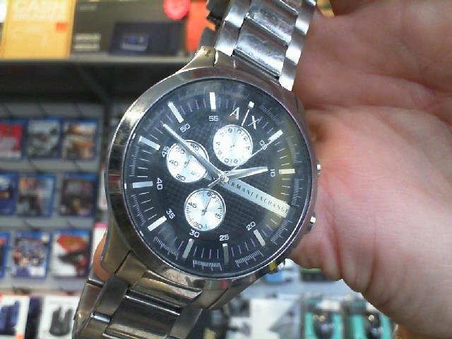 Montre homme armani ex. avec 3 chrono