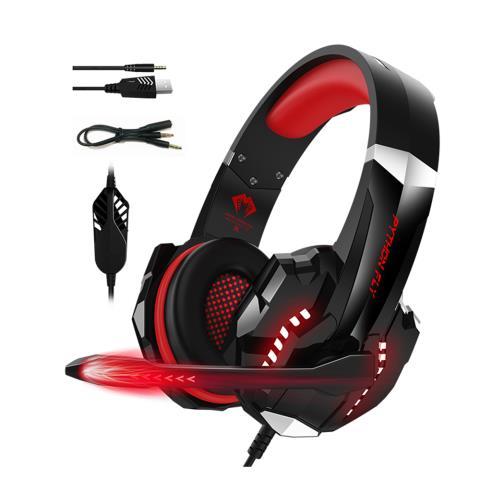 couteurs gaming pythonfly noir/rouge