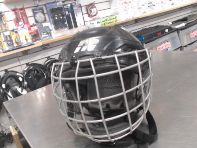 Casque de hockey noir