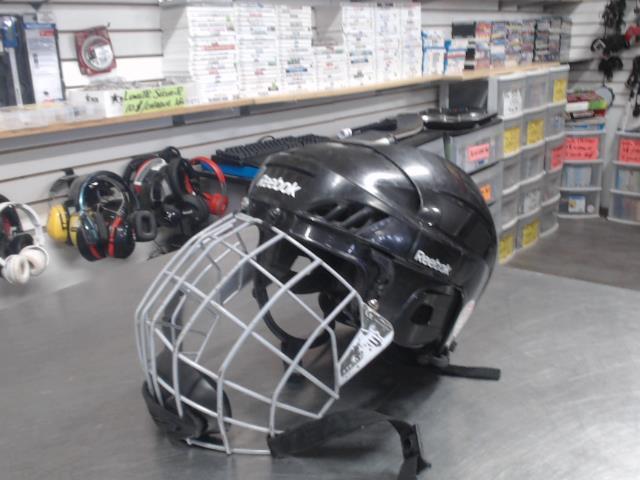 Casque de hockey noir