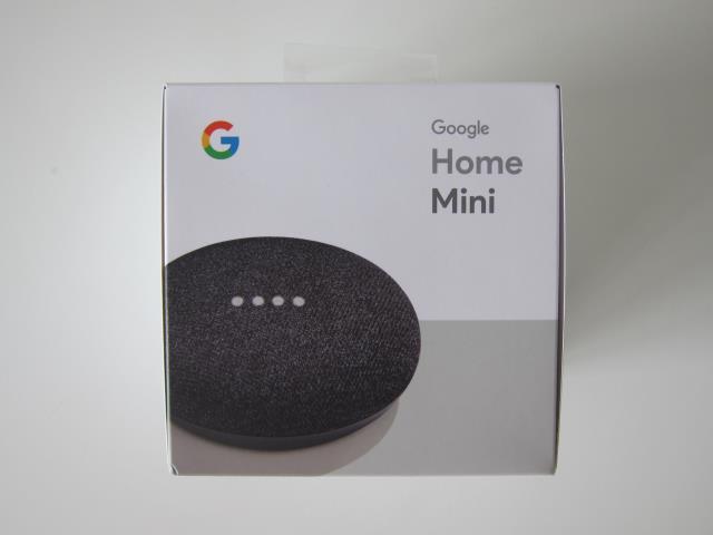 Google home mini in box noire