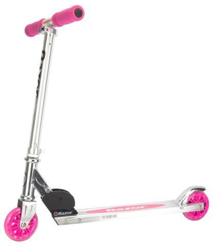 Trottinette stainless et rose