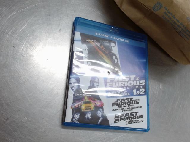 Fast and furious collection 1&2 blu ray