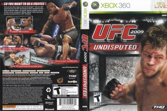 Ufc 2009 undisputed xbox 360