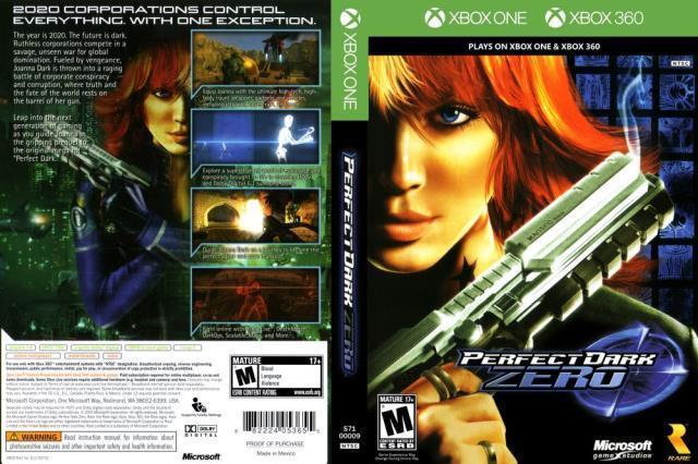 Perfect dark zero xbox 360