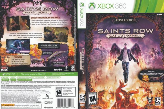 Saints row gat out of hell xbox 360