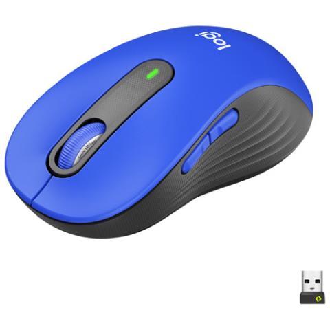 Souris bleu sans fil large