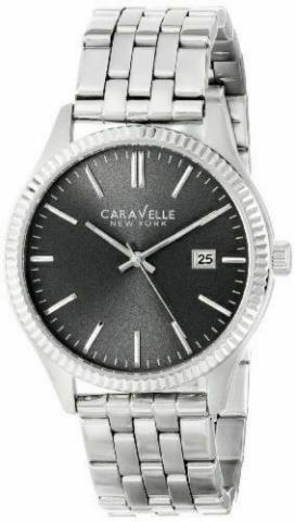 Caravelle bulova stianless gray