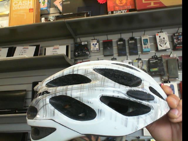 Casque de velo blanc