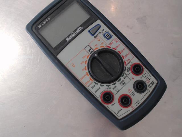 Multimeter mastercraft