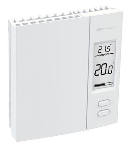 Thermostat blanc dans la boite