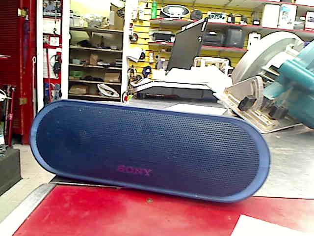 Speaker sans fils bleu + fil alim