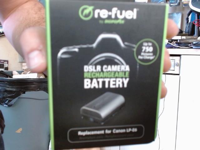 Dslr camera rechargeable battery