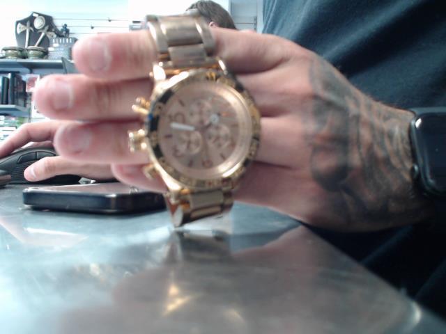 Montre rose/gold stainless