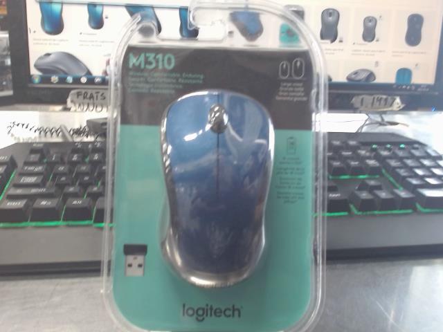 Souris logitech bleu sans fil