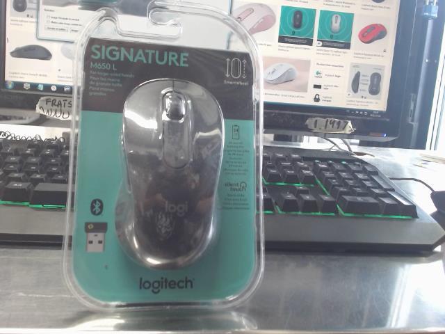 Souris sans fil noir logitech