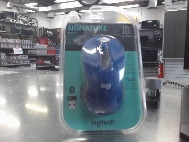 Souris sans fil bleu logitech