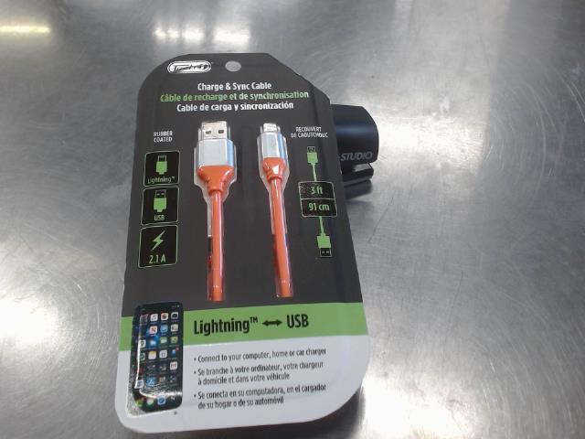 Cable de recharge lightning/usb