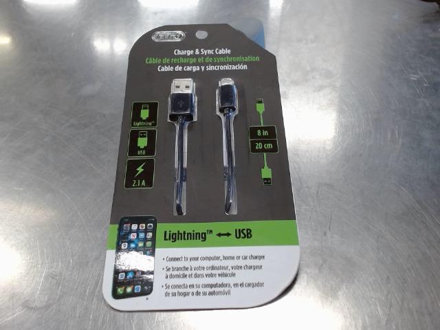 Cable de recharge lightning/usb