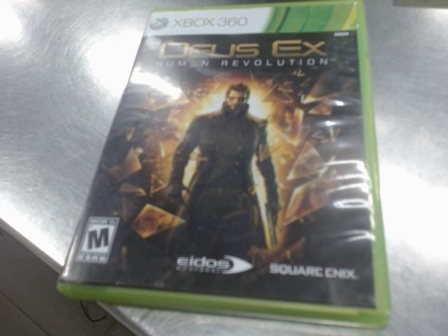 Jeux xbox 360 deus ex