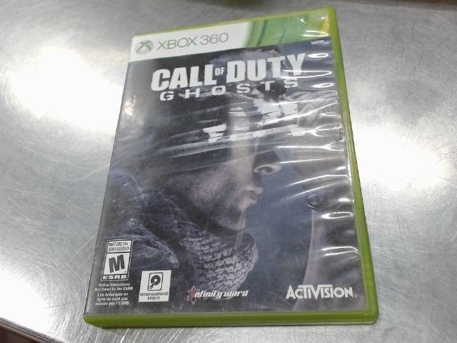 Jeux xbox 360 call of duty ghost