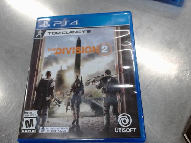 Jeux ps4 the division 2