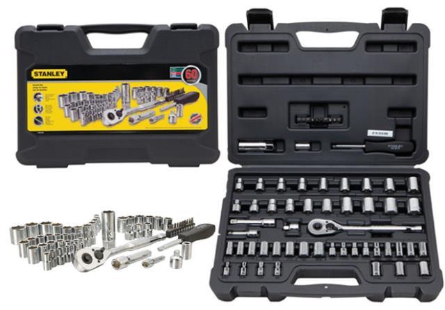 Kit de 60 pieces socket set