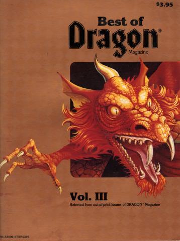 Best of dragon magazine vol.3 1983