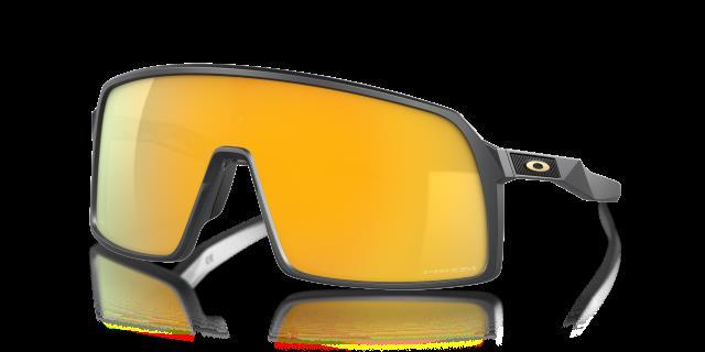 Yellow lend grey frame sports glasses