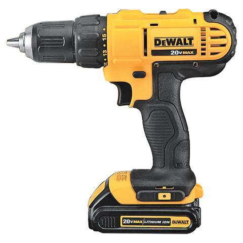 Drill dewalt avec batteries