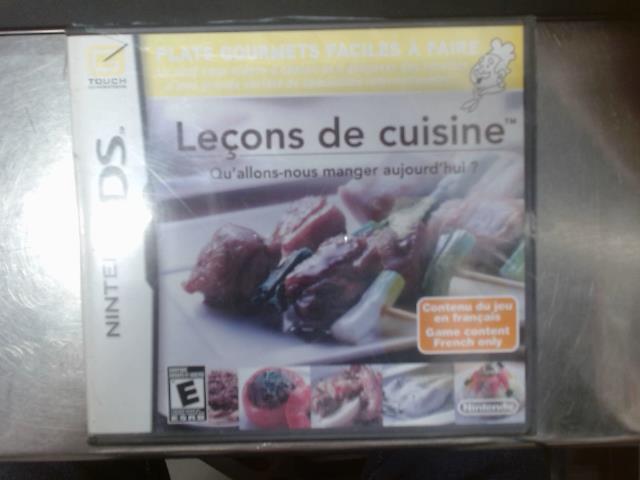 Lecon de cuisine