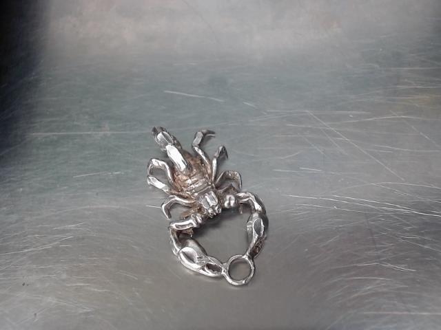 Silver scorpion pendant