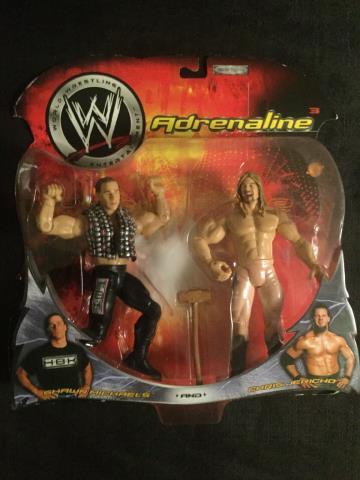 Figurine adrenaline shawn&chris jericho