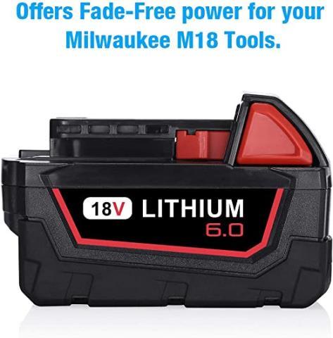 Battrie 6 ampere pour milwaukee m18