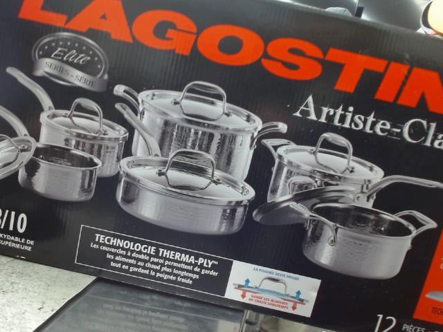 12piece 1810 lagostina batterie cuisine