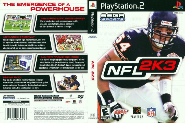 Nfl 2k3