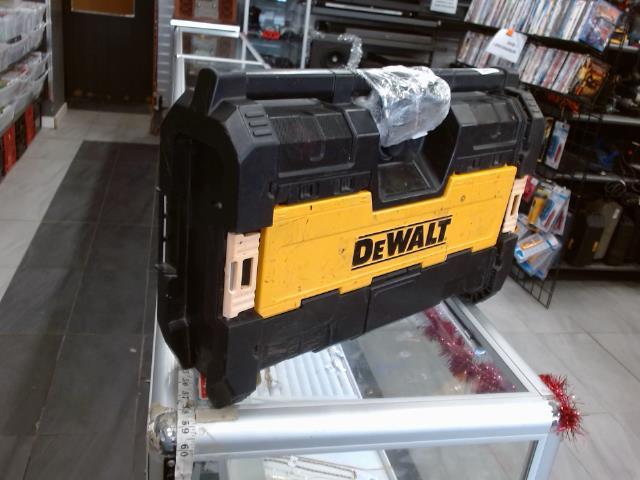 Radio chantier dewalt no charge+bat