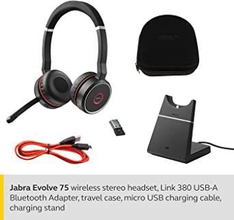 Casque ecoute bluetooth+dongle+etui