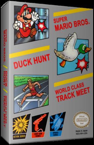 Super mario bros/duck hunt/track meet