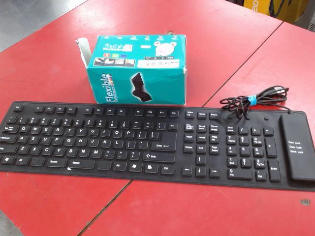 Clavier flexible a fil