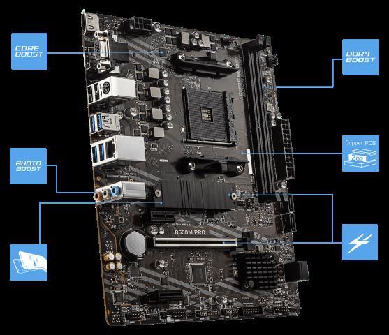 Amd motherboard g550m pro msi inbox