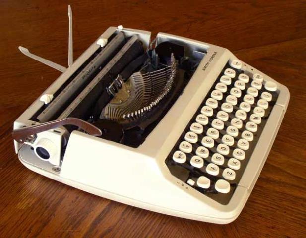 Old typewriter