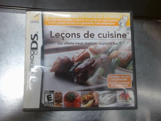 Lecons de cuisine quallons nous manger