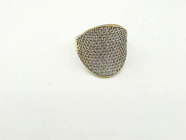 BAGUE EN OR 10KT   DIAMANTS