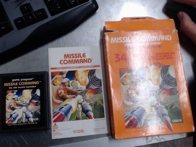 Missile command 34 jeux atari