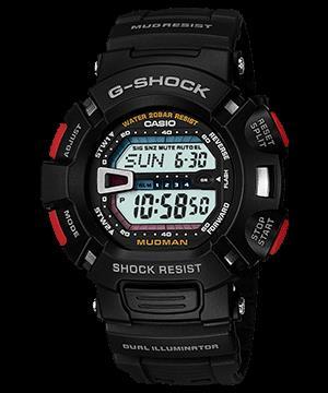 Montre g-shock noir/rouge