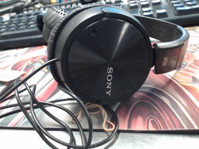 Casque d'ecoute sony noir