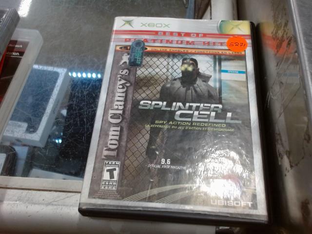 Splinter cell spy action redefined cib