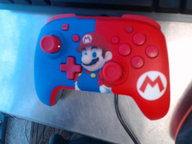 Mario switch remote blue red