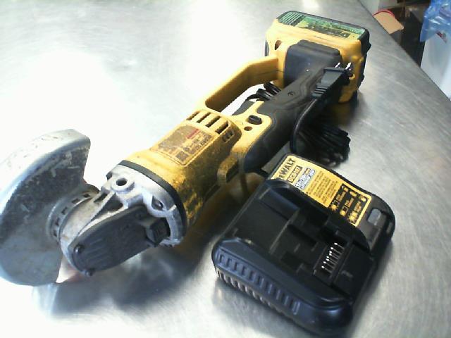 Angle grinder dewalt + charg dcb107+batt